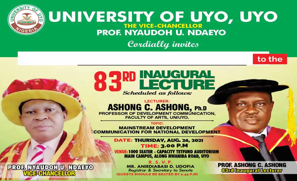Prof. Ashong c. Ashong, a Professor of Development Communication